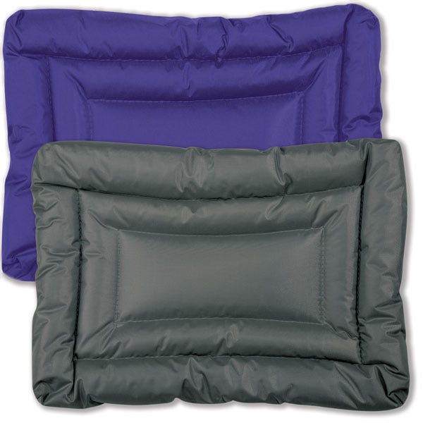Slumber Pet water-resistant dog bed, royal blue, front view